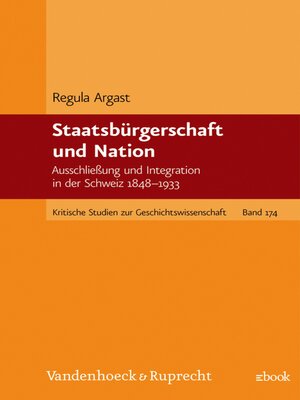cover image of Staatsbürgerschaft und Nation